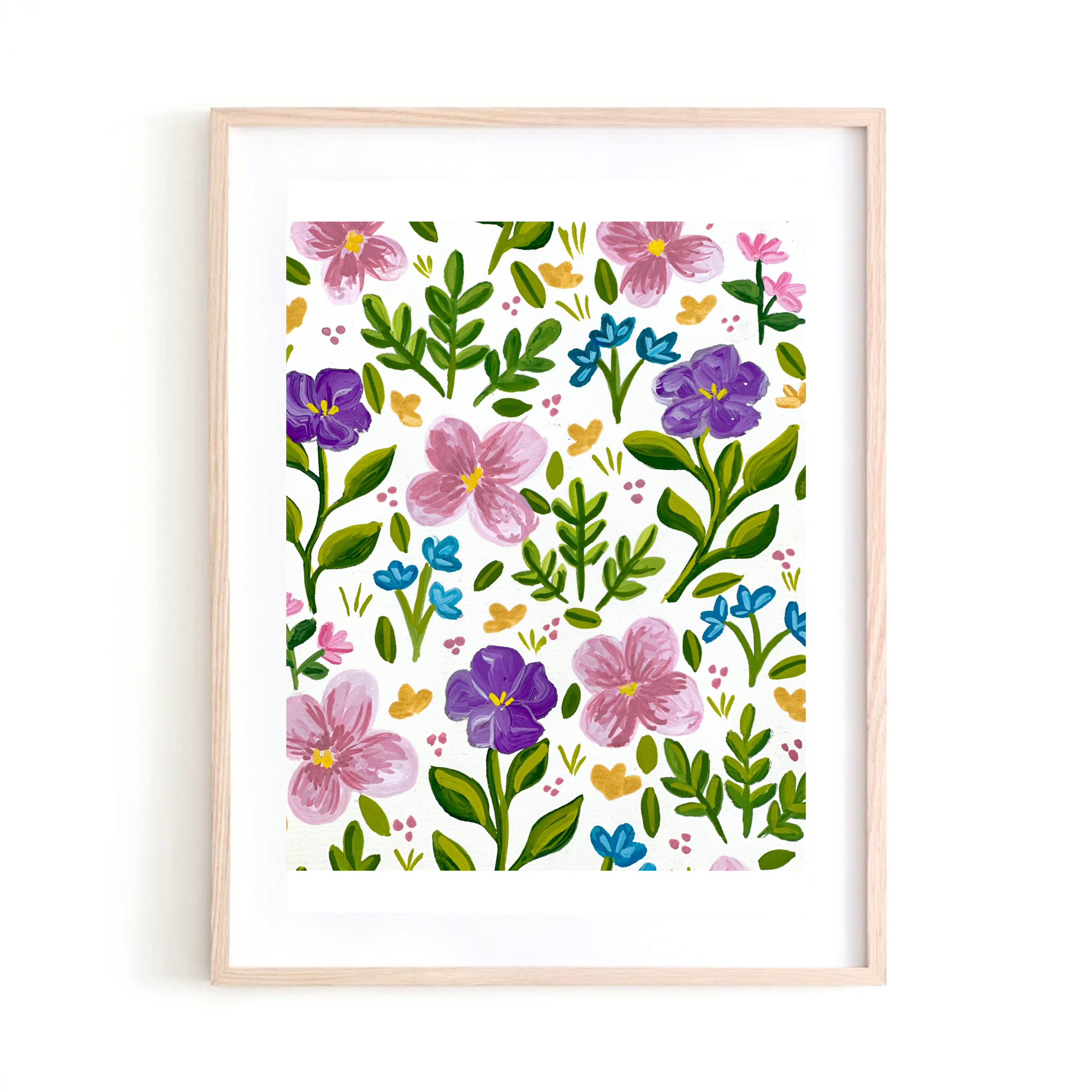 Colorful Flowers art print