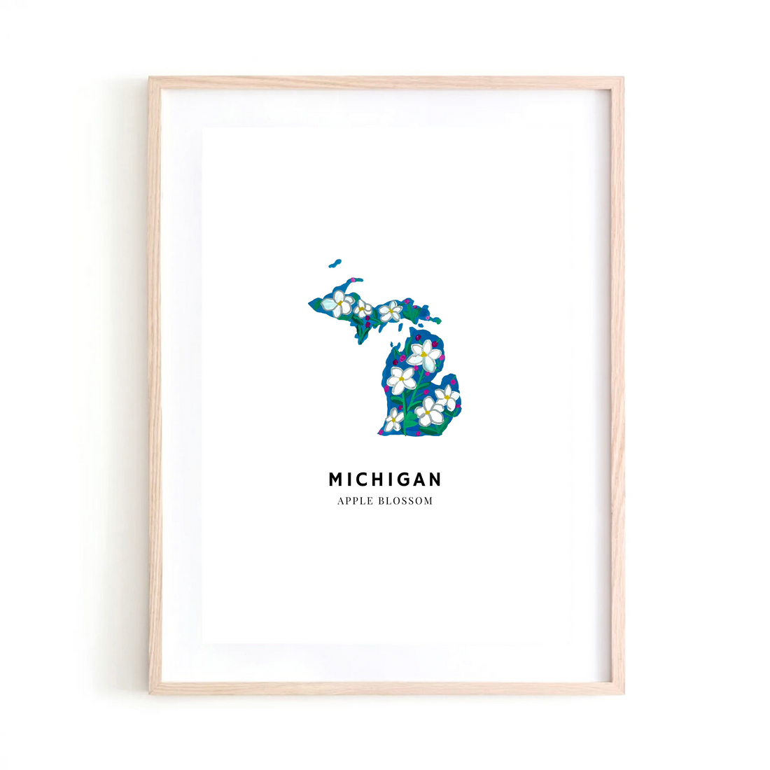 Michigan State Flower art print