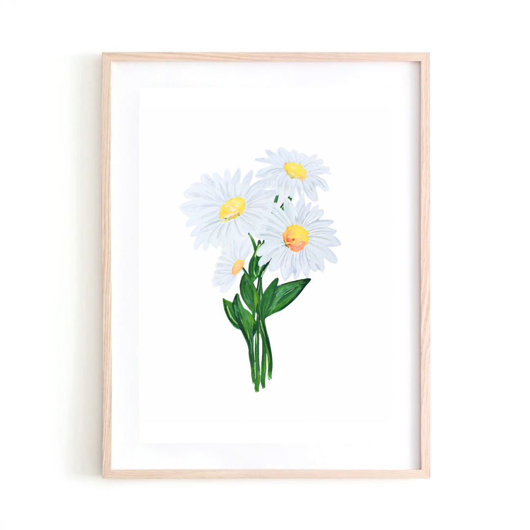 Daisy art print