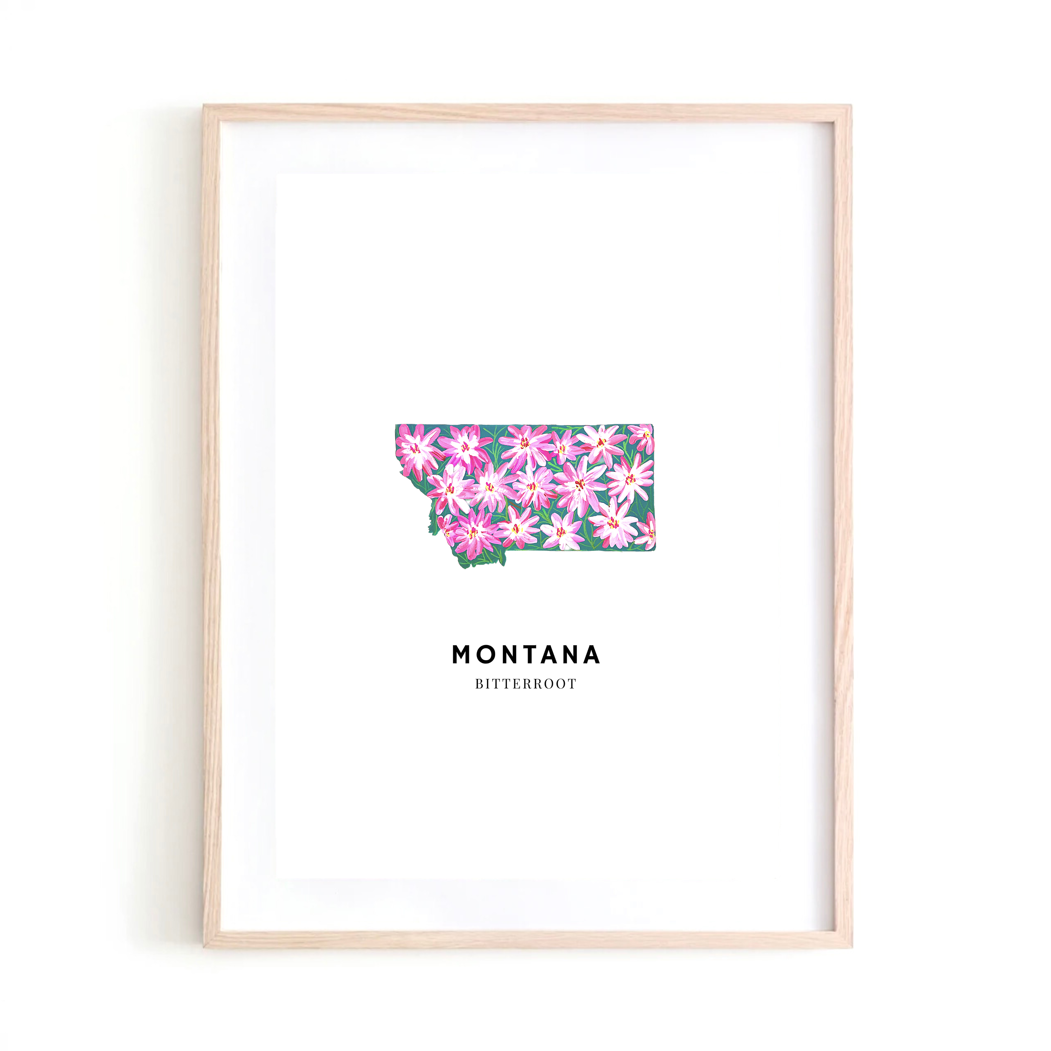 Montana State Flower art print