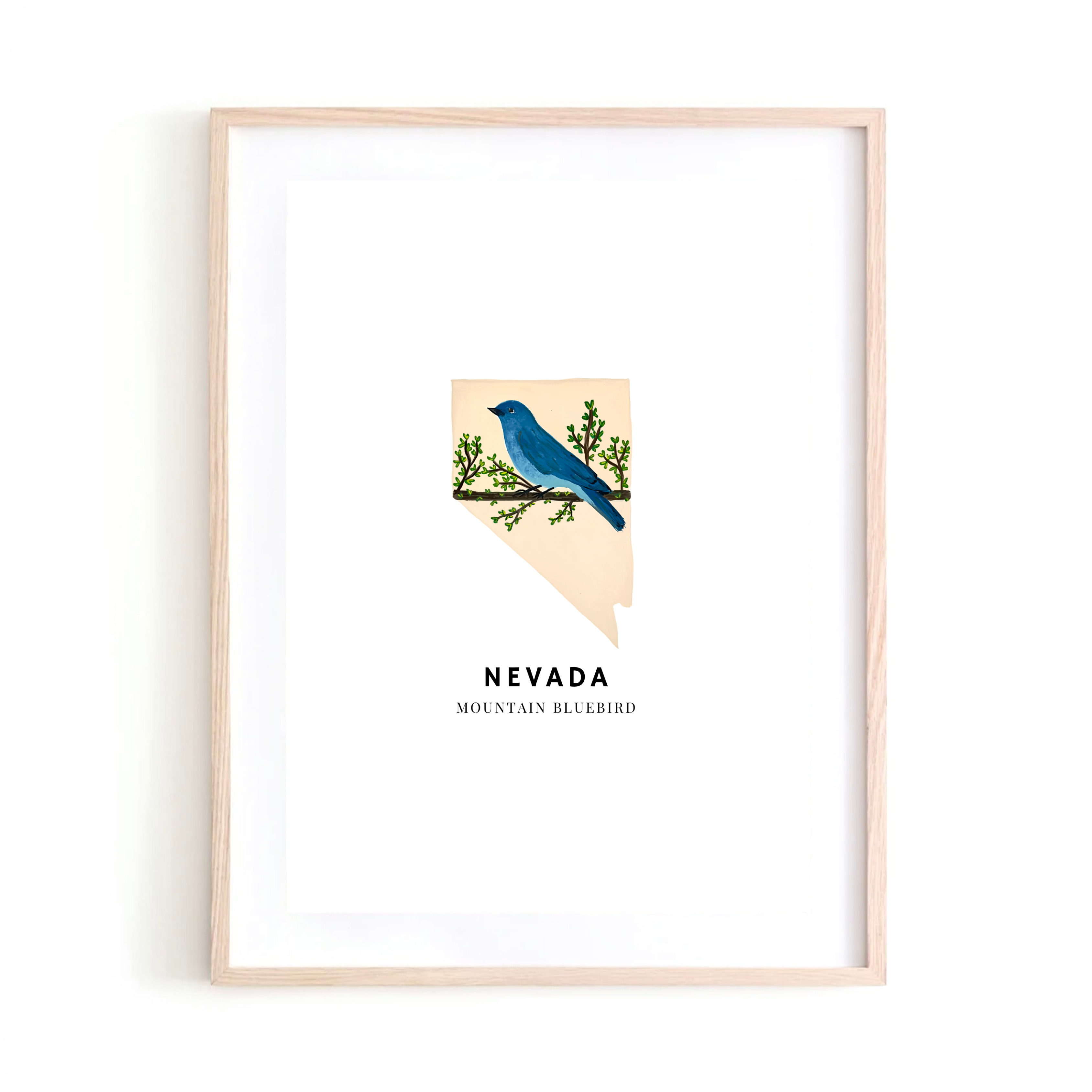 Nevada State Bird art print