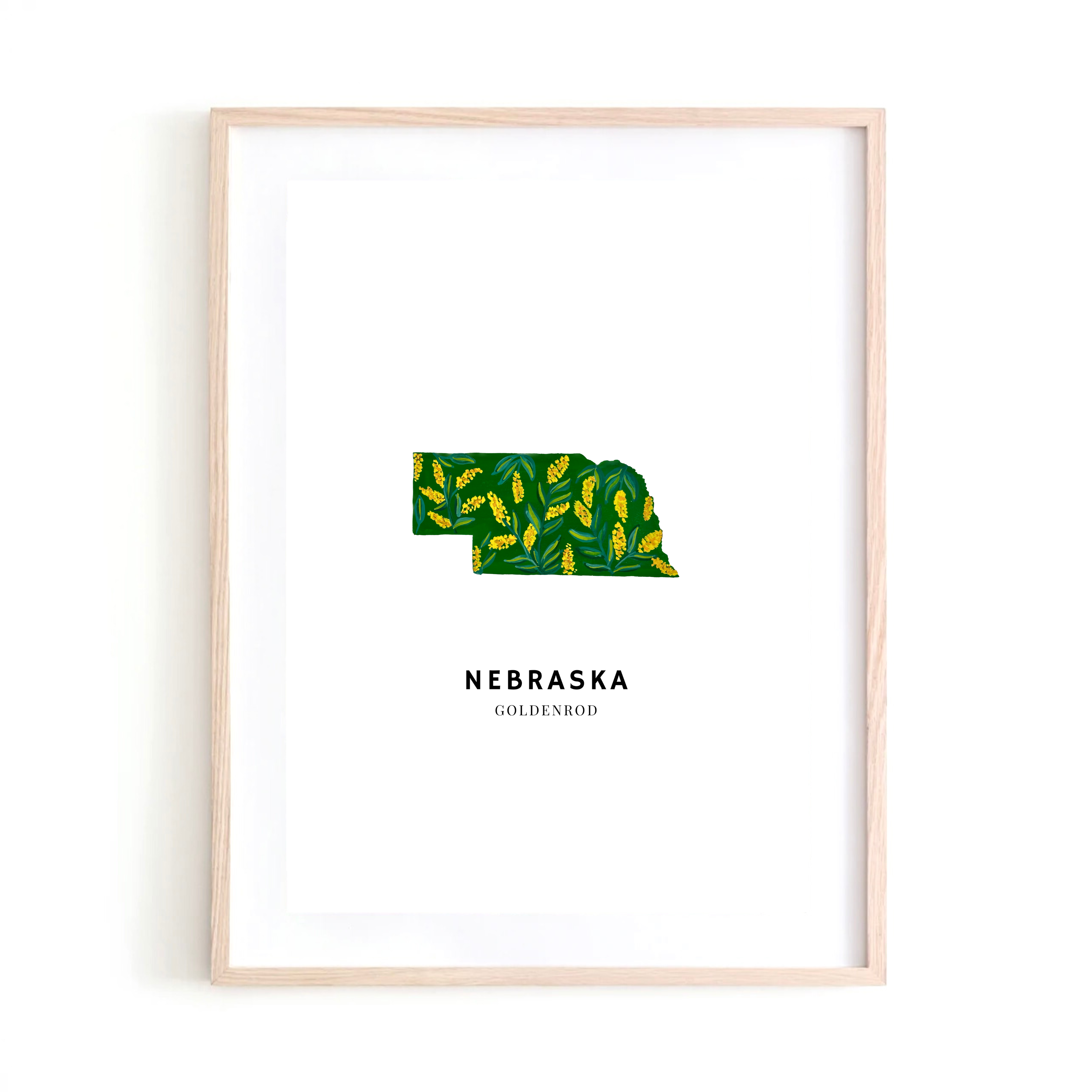 Nebraska State Flower art print