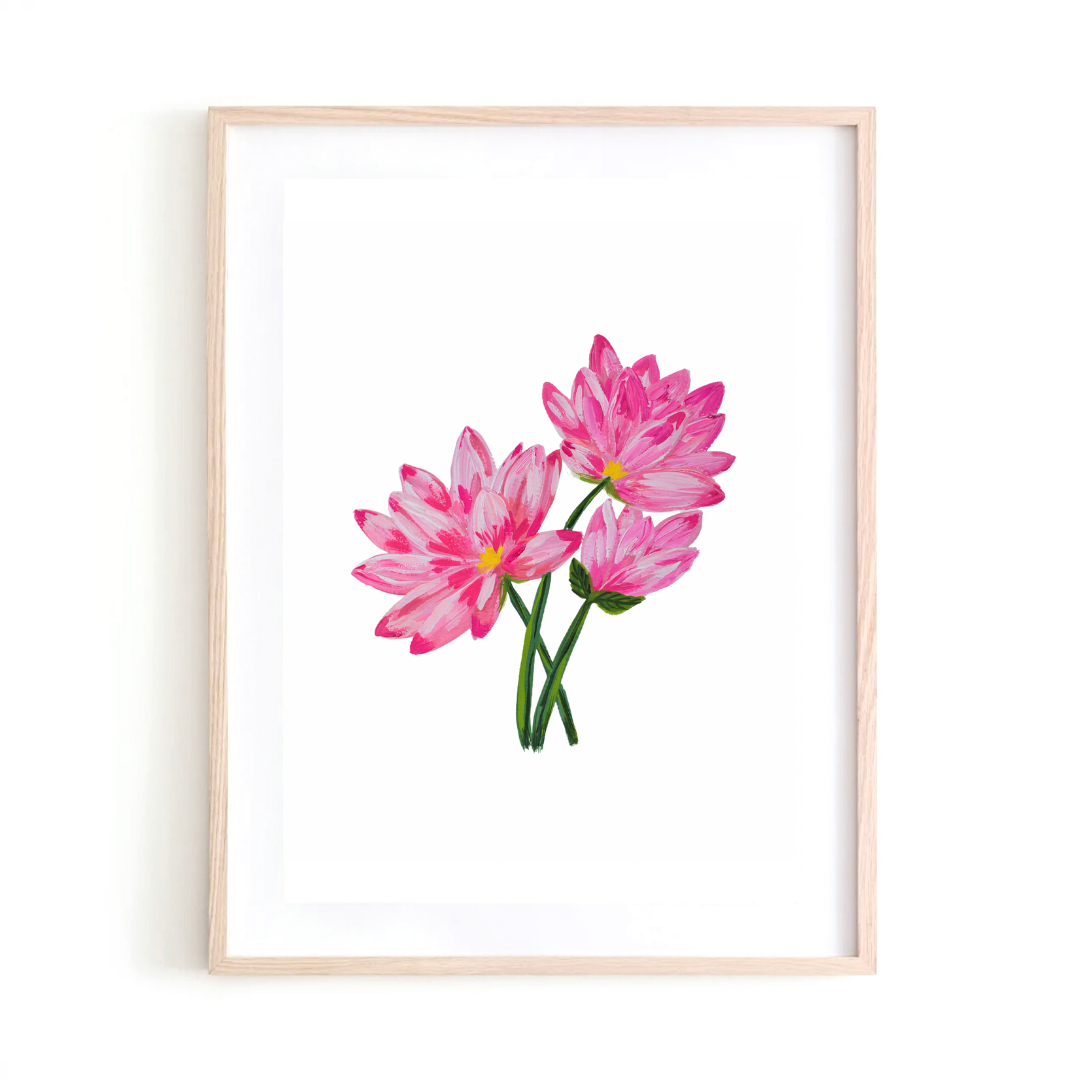 Water lily art print