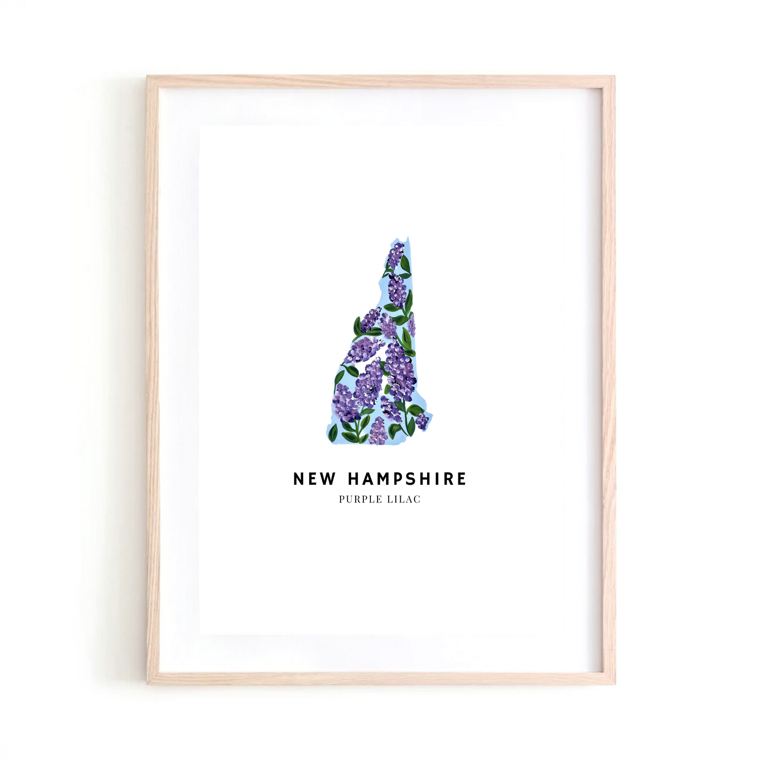 New Hampshire State Flower art print