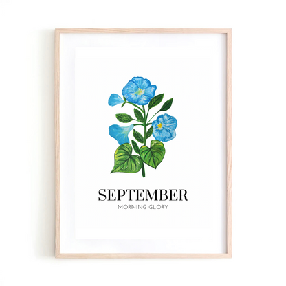 September Morning Glory art print