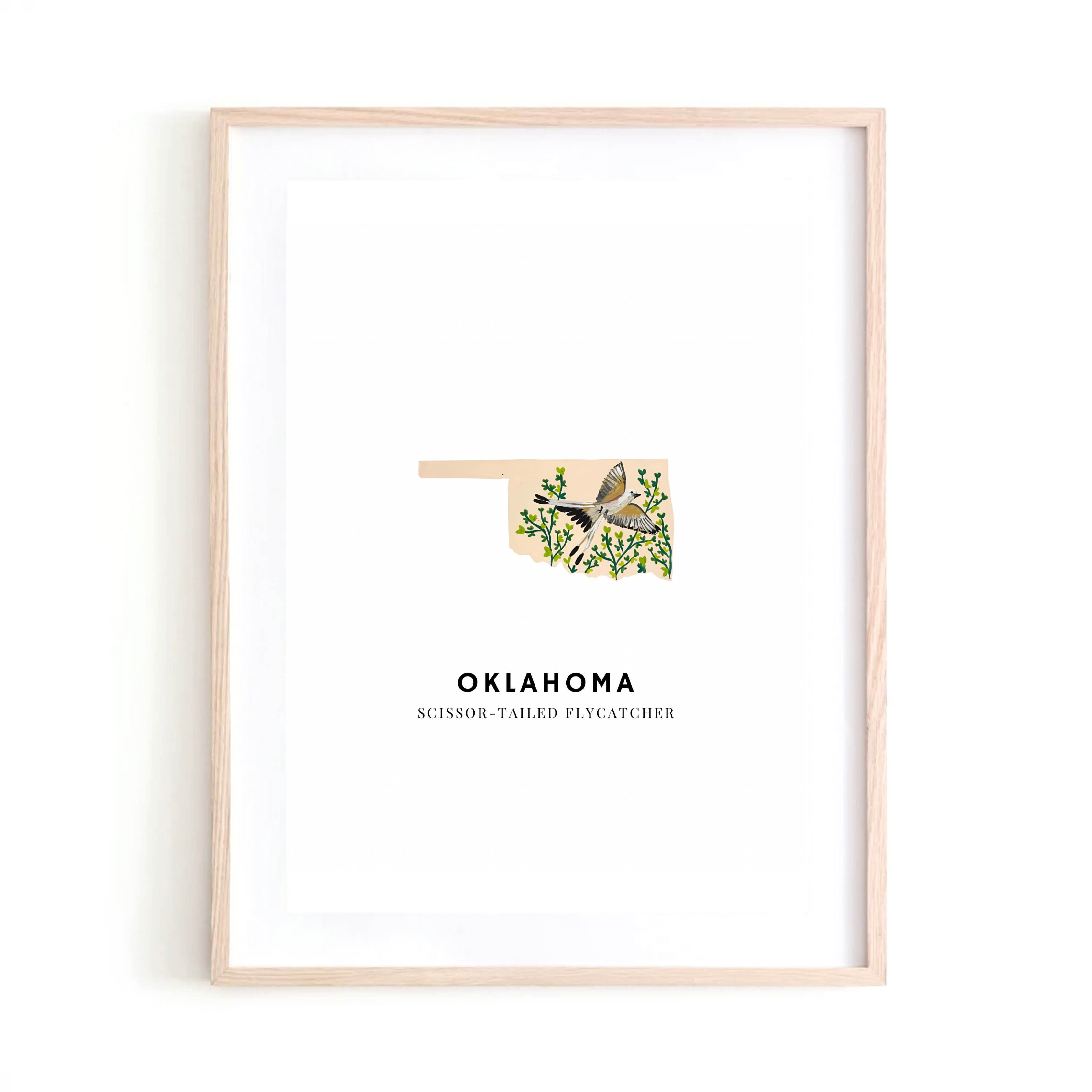 Oklahoma State Bird art print