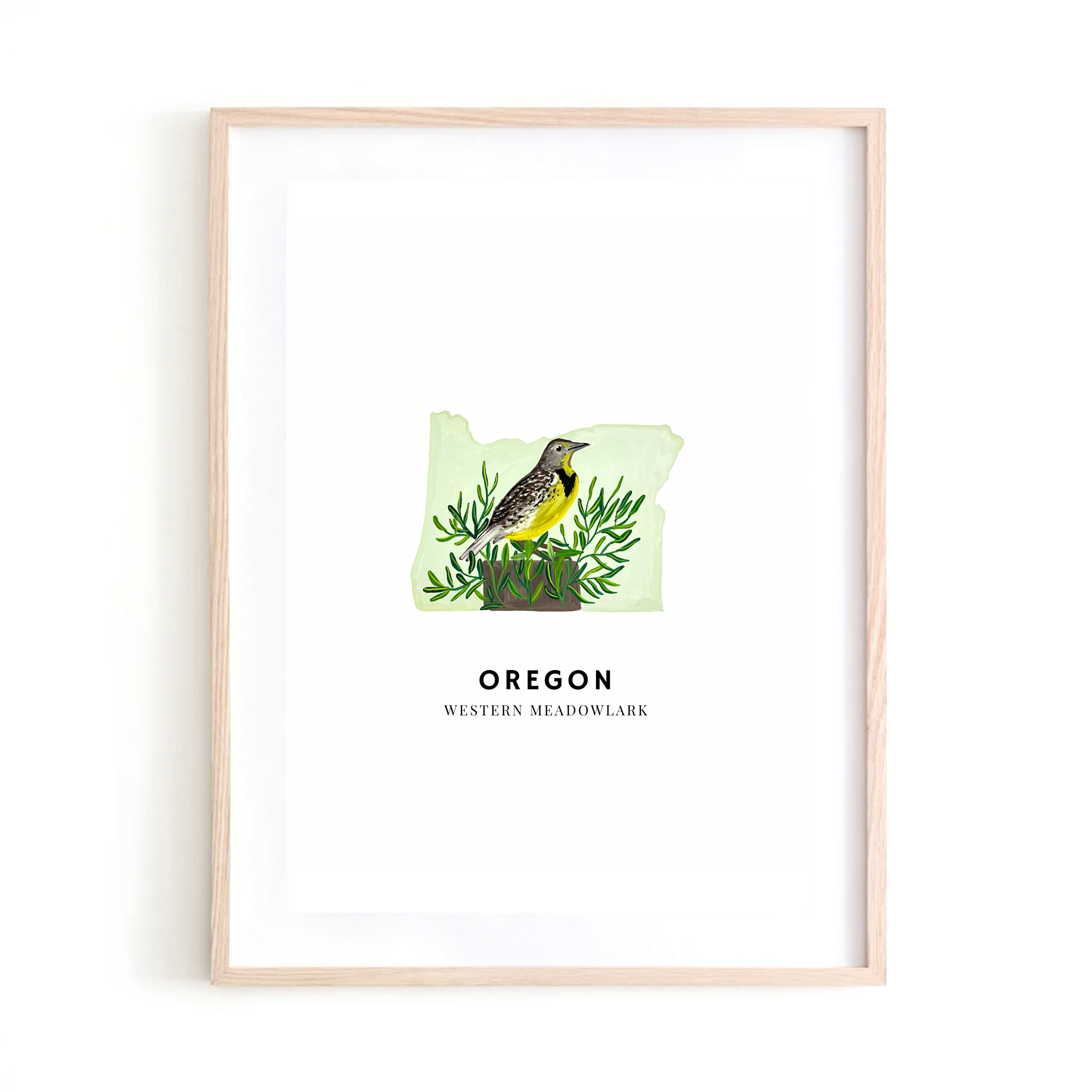 Oregon State Bird art print