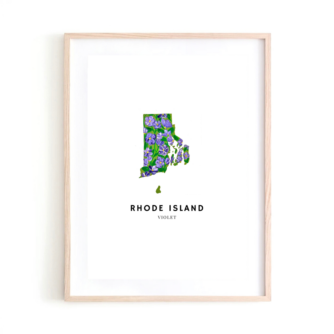 Rhode Island State Flower art print