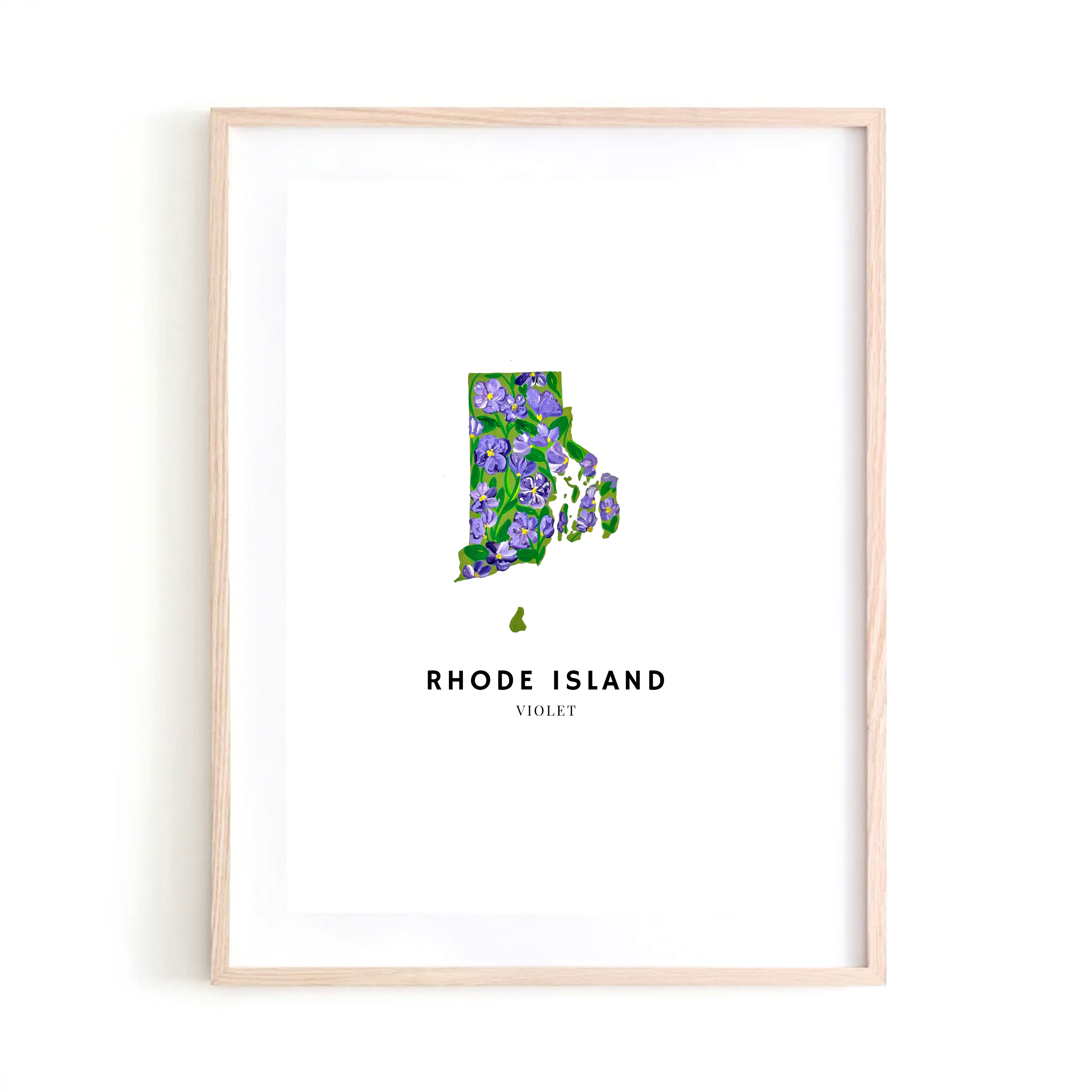 Rhode Island State Flower art print