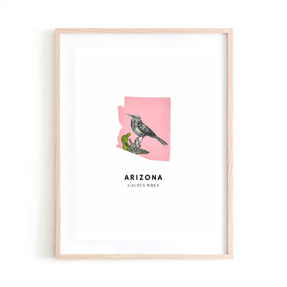 Arizona State Bird art print