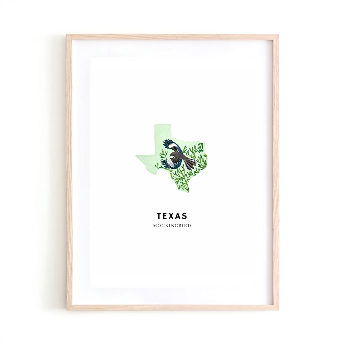 Texas State Bird art print