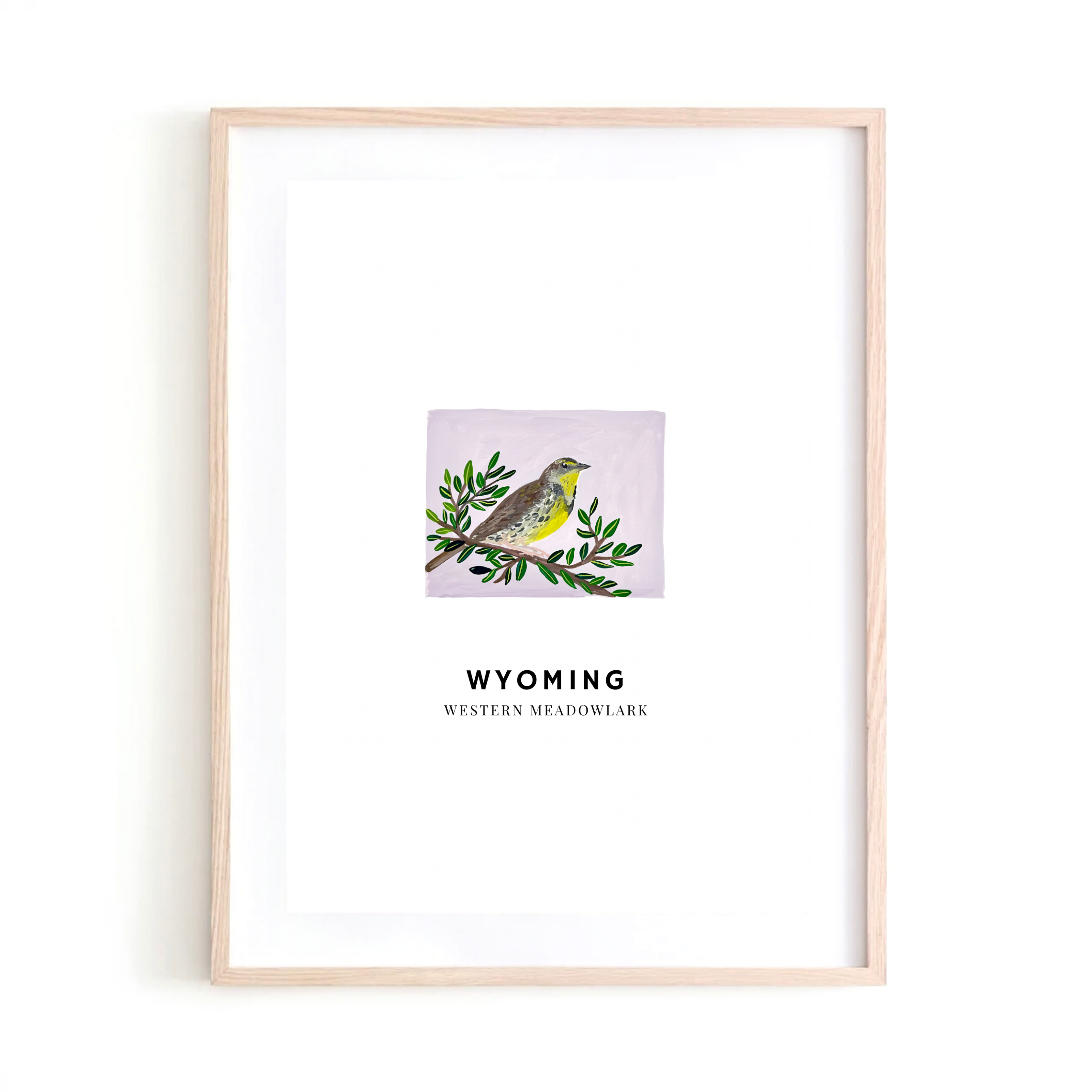 Wyoming State Bird art print