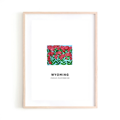 Wyoming State Flower art print