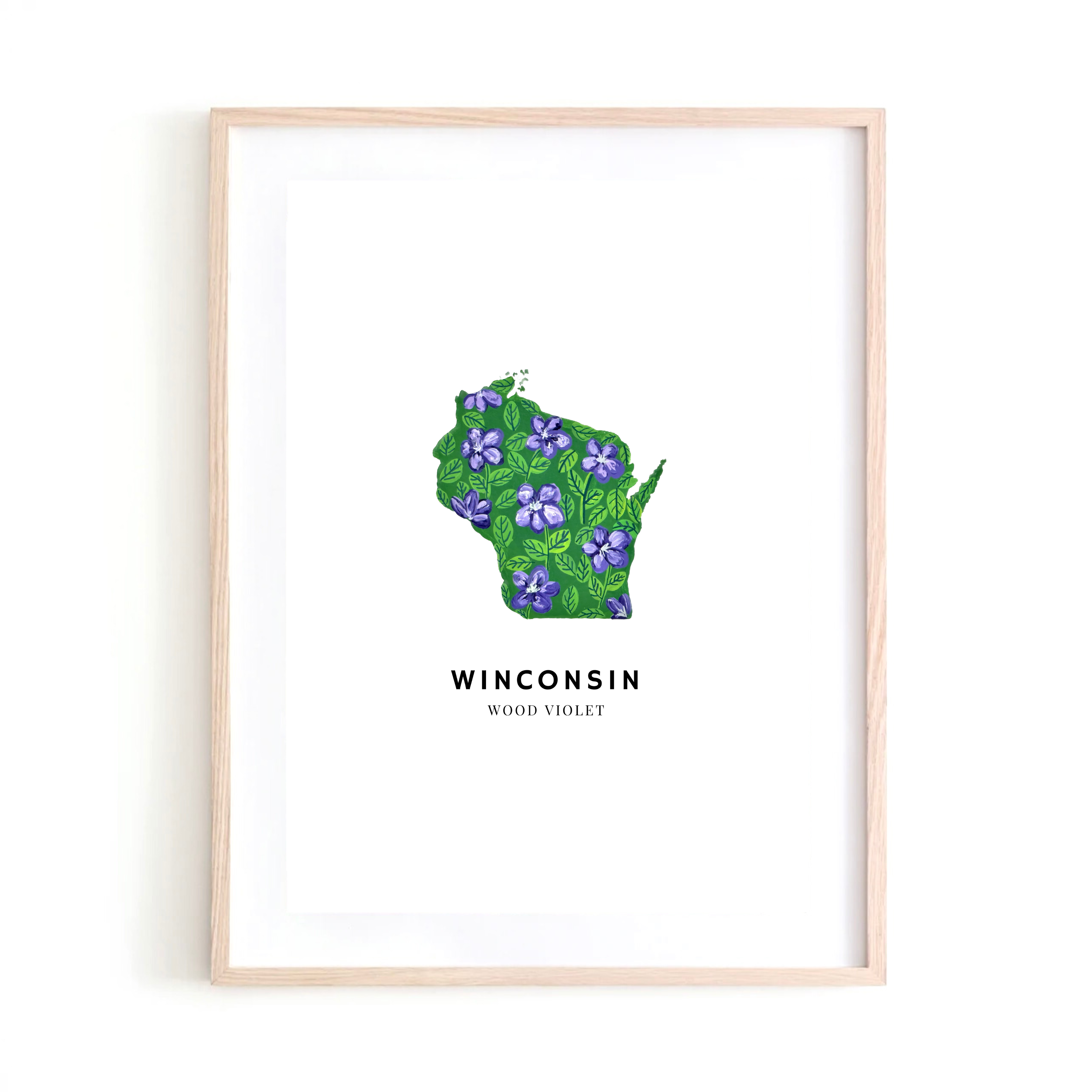 Wisconsin State Flower art print