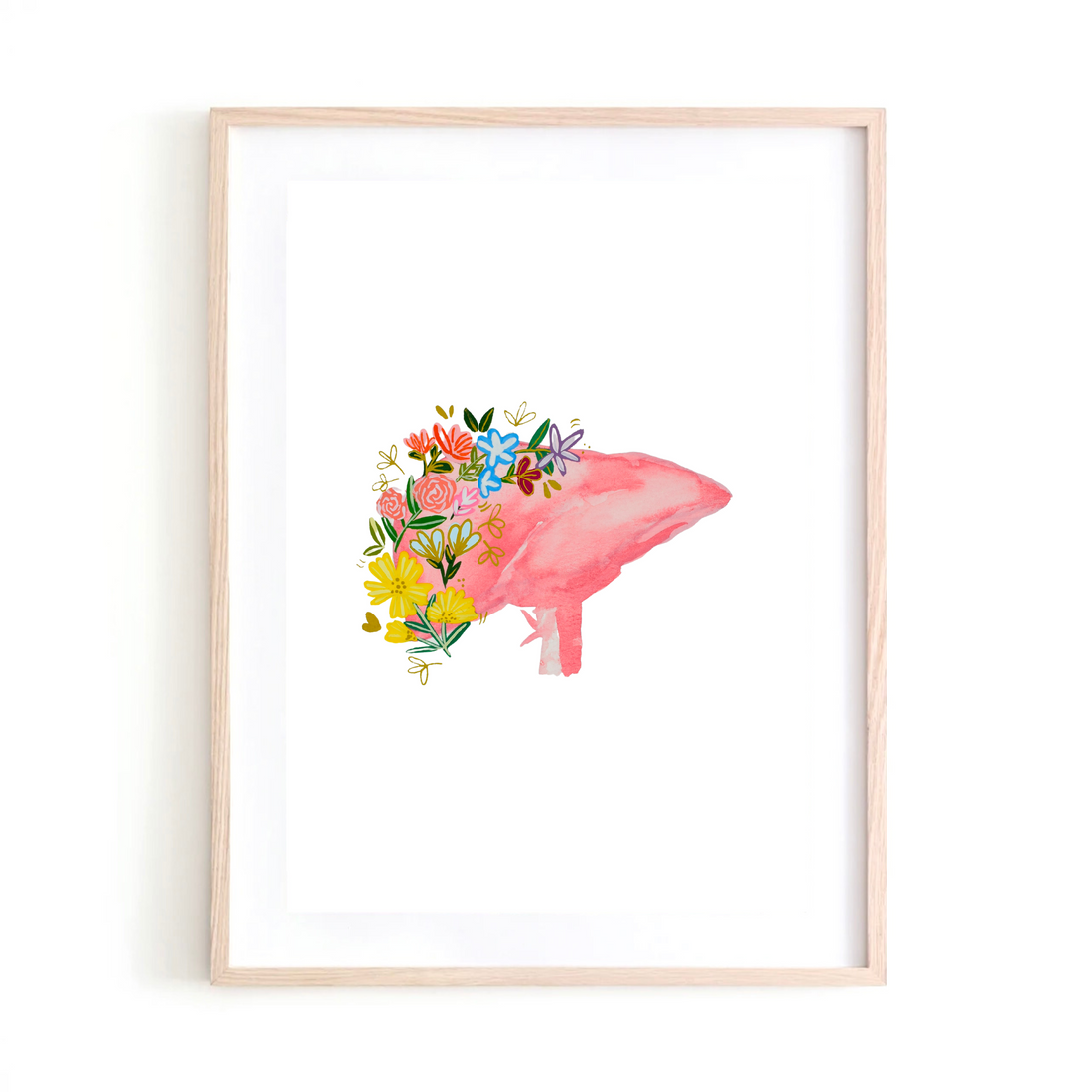 Liver art print