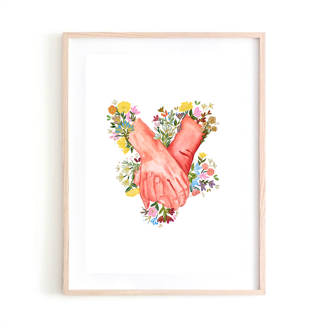 Hands art print