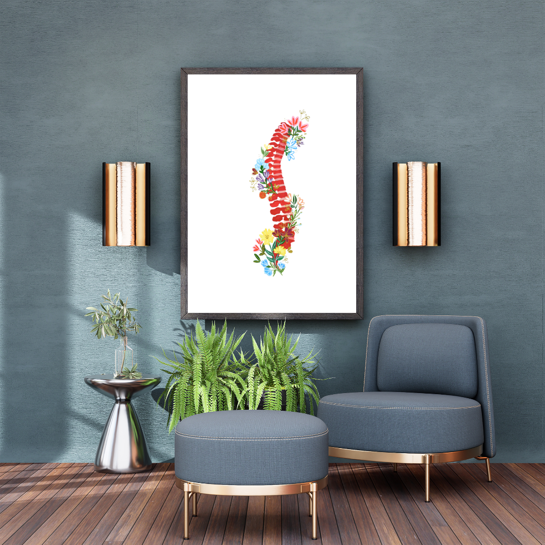 Spine art print