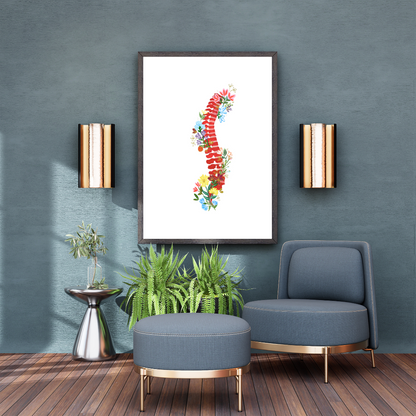 Spine art print