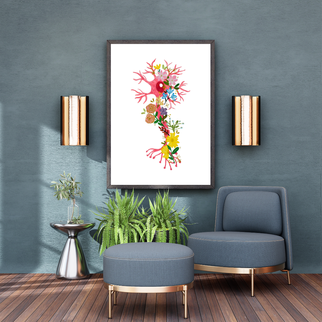 Neuron art print