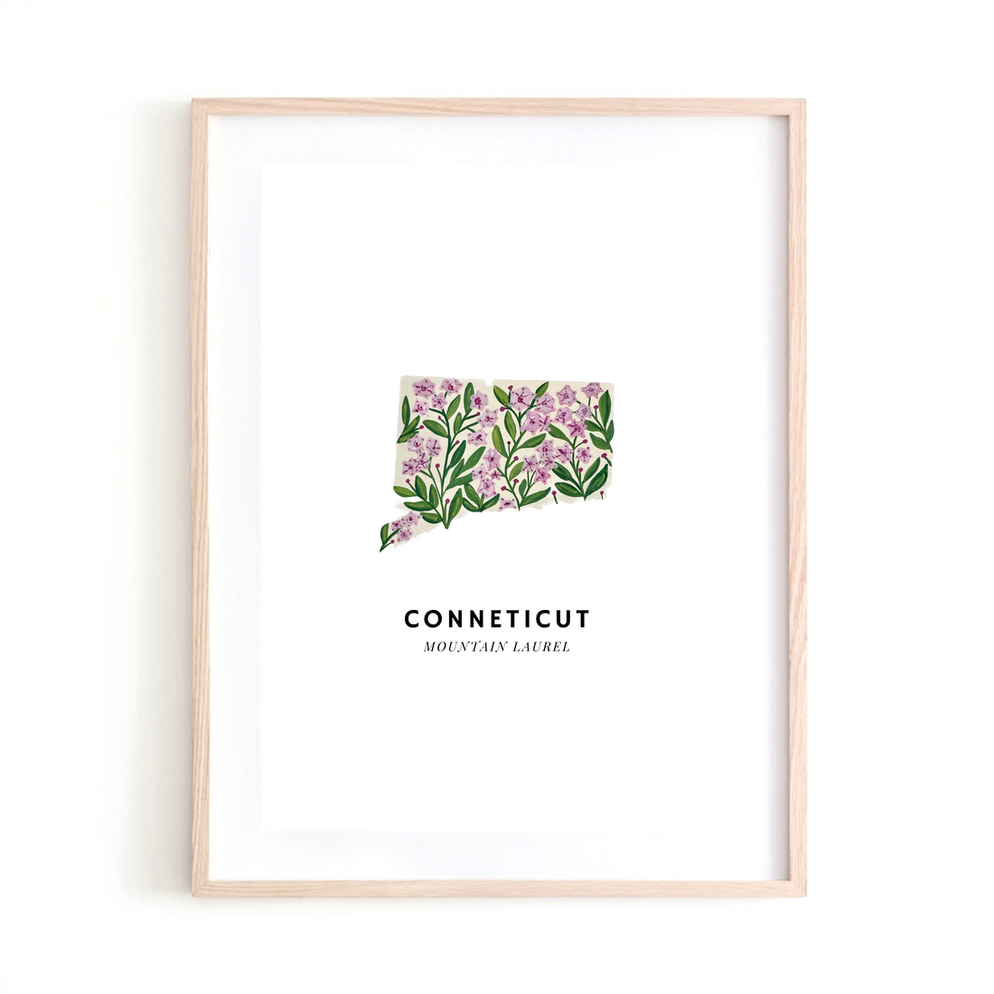 Connecticut State Flower art print