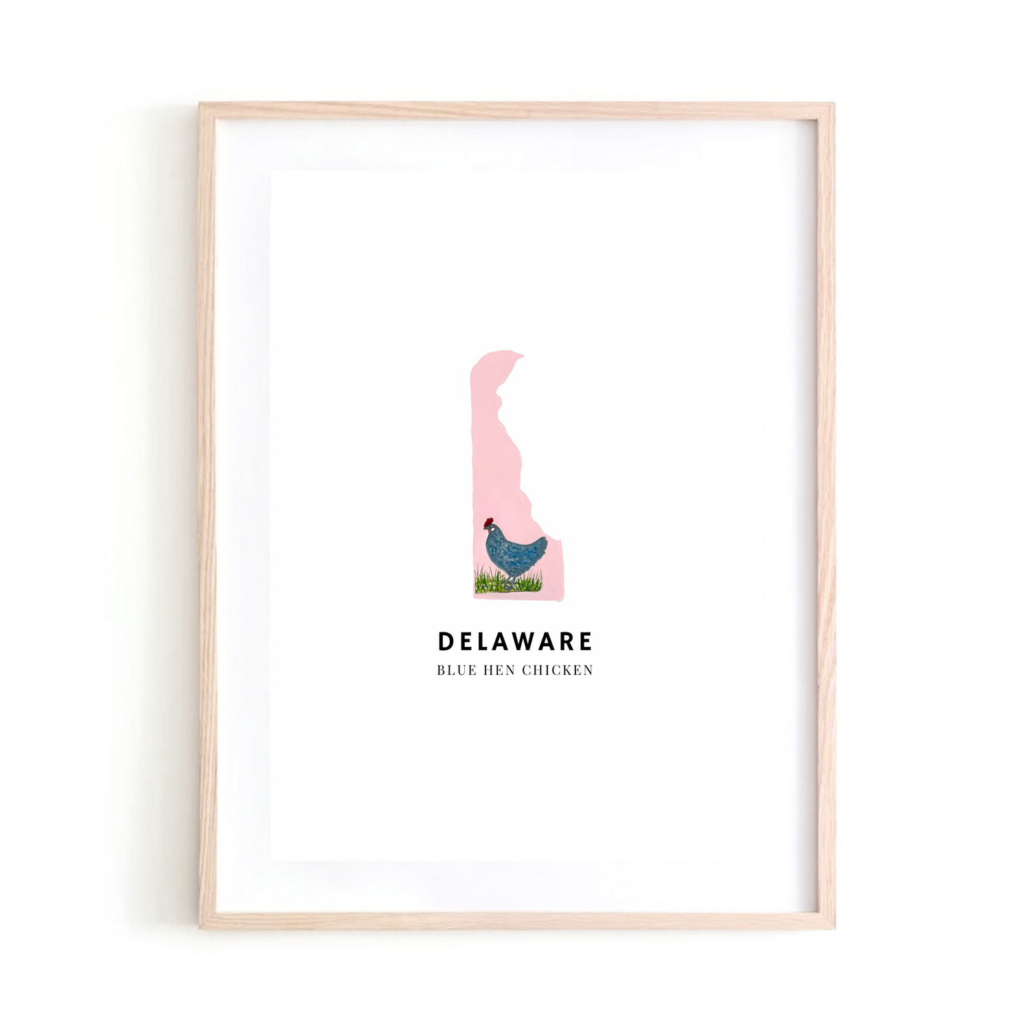 Delaware State Bird art print