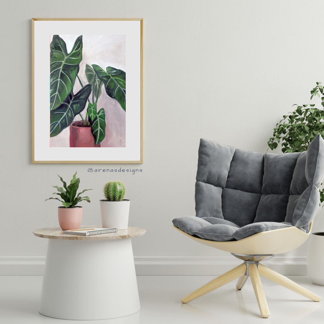 Alocasia art print