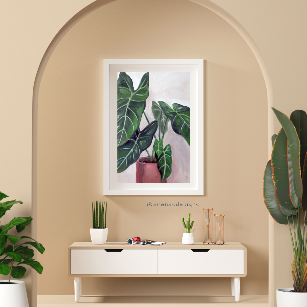 Alocasia art print