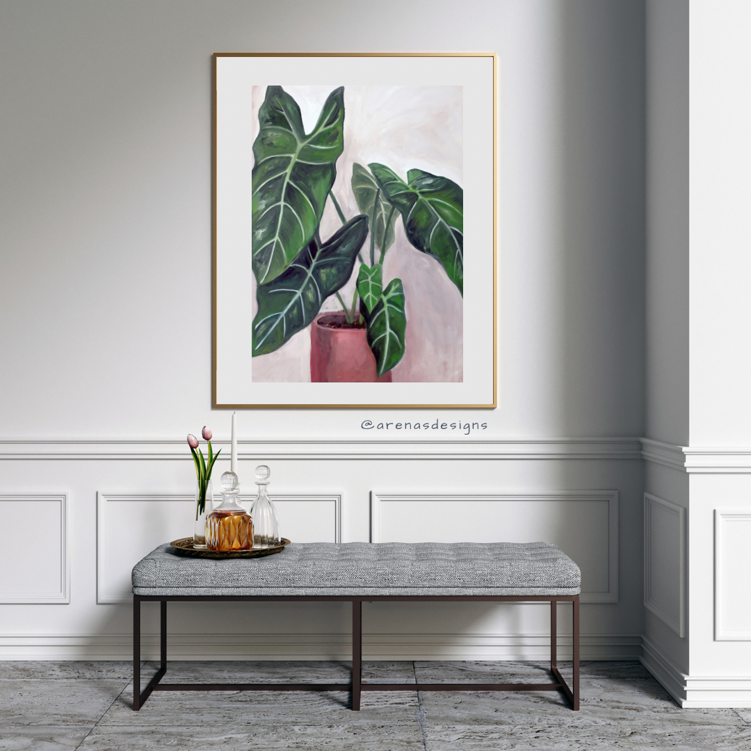 Alocasia art print